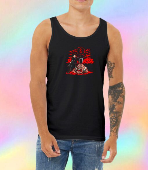 The Hunk of Iron in the Stone Blind Eye Unisex Tank Top