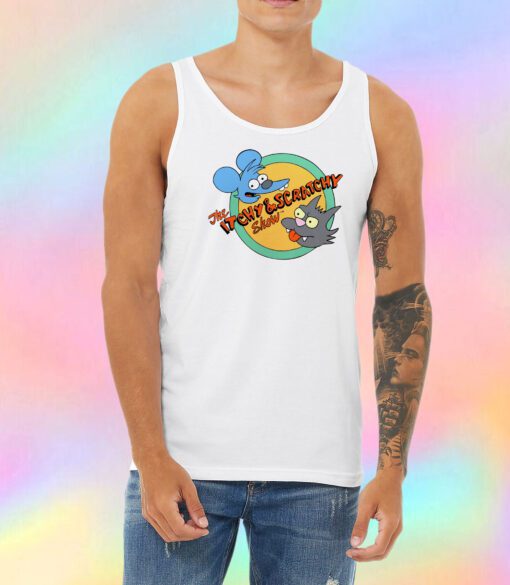 The Simpsons Itchy and Scratchy Show Unisex Tank Top