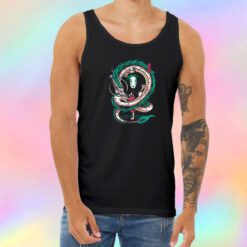 The girl and the dragon Unisex Tank Top