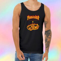 Thrasher x Vans Flame Collaboration Unisex Tank Top