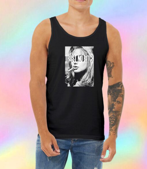 Trust No Bitch Smoking Unisex Tank Top