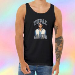 Tupac Shakur Glitter Unisex Tank Top