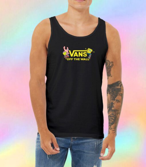 Vans Spongebob Squarepants Collaboration Yellow Unisex Tank Top