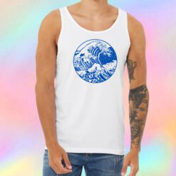 Vintage Great Wave Off Kanagawa Unisex Tank Top