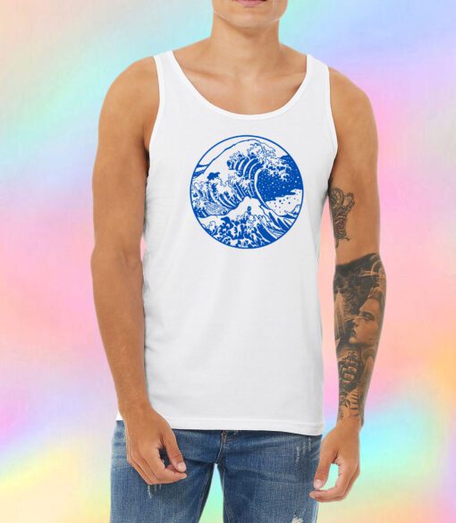 Vintage Great Wave Off Kanagawa Unisex Tank Top