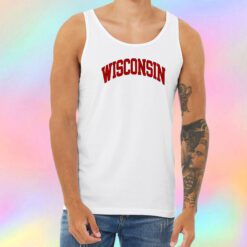 Vintage Wisconsin University Unisex Tank Top