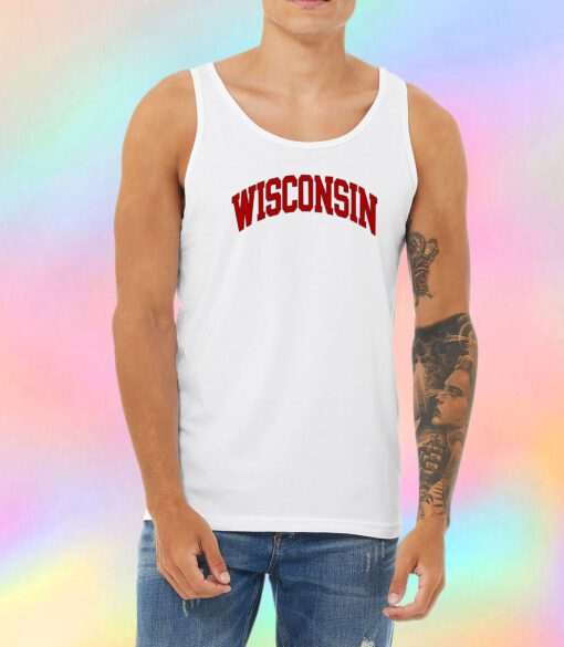 Vintage Wisconsin University Unisex Tank Top