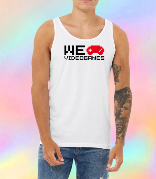 We love videogames I Unisex Tank Top