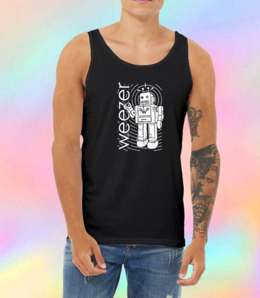 Weezer Robot Unisex Tank Top