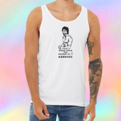 Whaa taa you rookin at asshore Unisex Tank Top