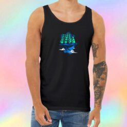 Whale sailboat Unisex Tank Top