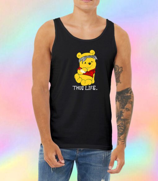 Winnie The Pooh Thug Life Unisex Tank Top