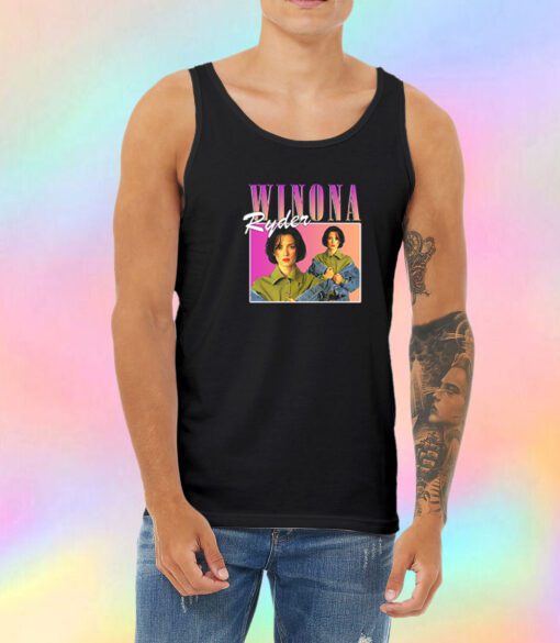 Winona Ryder Vintage Retro Unisex Tank Top