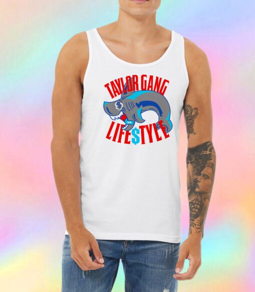 Wiz Khalifa Shark Taylor Gang Lifestyle Unisex Tank Top