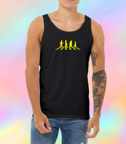 Yellow Abbey Brick Road Unisex Tank Top