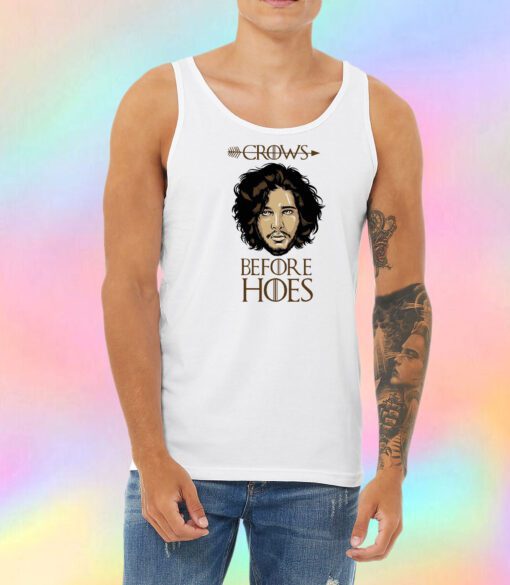 crows before hoes Cover Unisex Tank Top