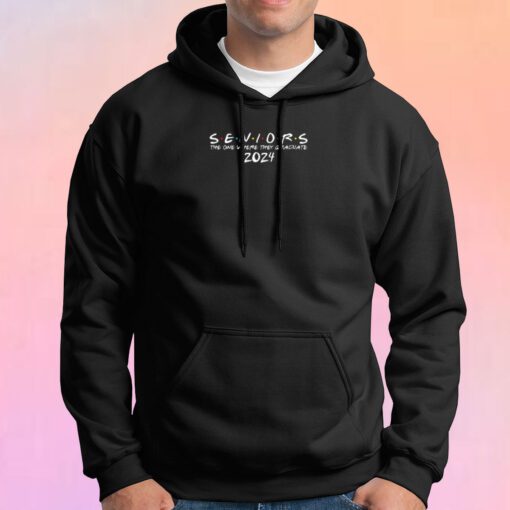 2024 Black The One Where They Graduate Seniors Hoodie