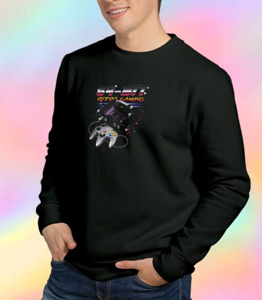 64 Bit Retro Gaming Sweatshirt