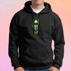 Abe Lincoln Irish Shamrock St. Patricks Day Themed Design Hoodie