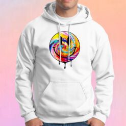 Acid Dripping Smiley Face Tie Dye Hoodie