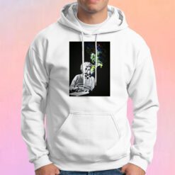 Albert Einstein Smoking Colors Hoodie