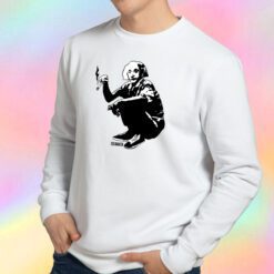 Albert Einstein Smoking Sweatshirt