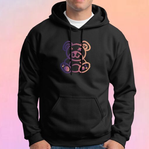 Animal Colorful Teddy Bear Cute Hoodie