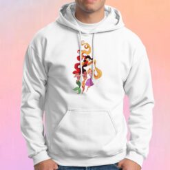 Ariel Rapunzel and Pocahontas Disney Princess Hoodie