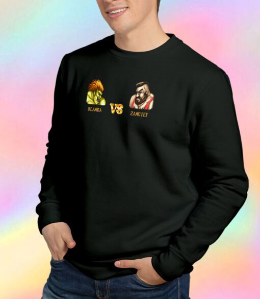 BLANKA VS ZANGIEF FIGHT Sweatshirt