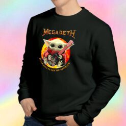 Baby Yoda Hug Guitar Megadeth Killing Is My Business Sweatshirt