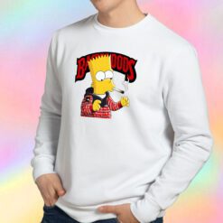 Backwoods Bart Simpson Smoking Sweatshirt