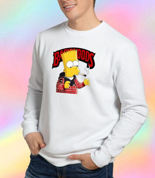 Backwoods Bart Simpson Smoking Sweatshirt