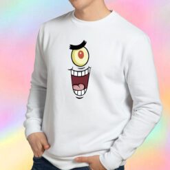 Bad Nickelodeon Plankton Face Sweatshirt