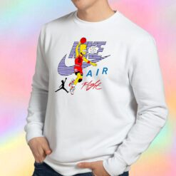 Bart Simpson Nike Air Flight Funny Sweatshirt