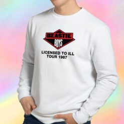 Beastie Boys Licensed to Ill Tour 1987 Sweatshirt