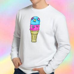 Bejeweled Ice Cream Cone Sweatshirt