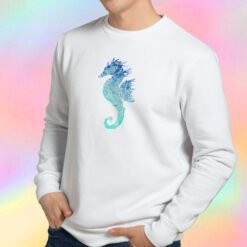 Blue Mandala Seahorse Sweatshirt