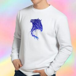 Blue Mandala Stingray Sweatshirt