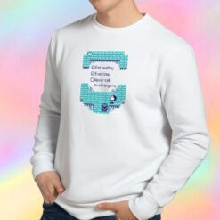 Blue Trainer Tips Sweatshirt