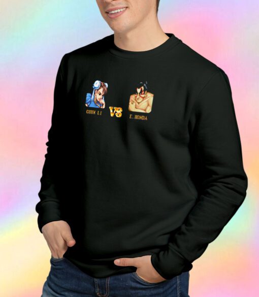 CHUN LI VS HONDA FIGHT Sweatshirt