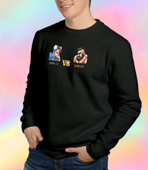 CHUN LI VS ZANGIEF FIGHT Sweatshirt