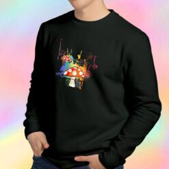 Collection Sketch Elements Mushroom Cute Sweatshirt