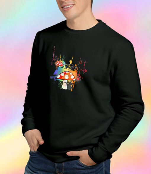 Collection Sketch Elements Mushroom Cute Sweatshirt