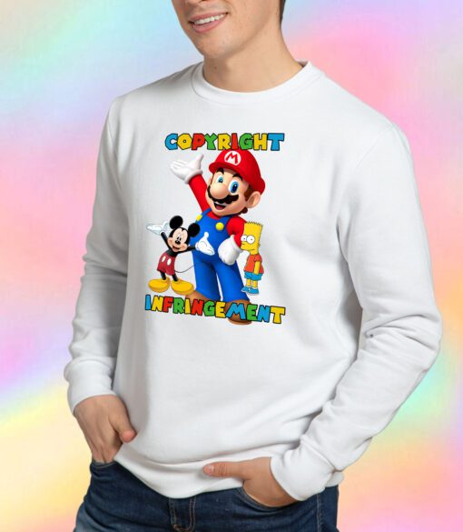 Copyright Infringement Super Mario Sweatshirt