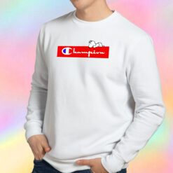 Cute Champion Peanuts Sweatshirt