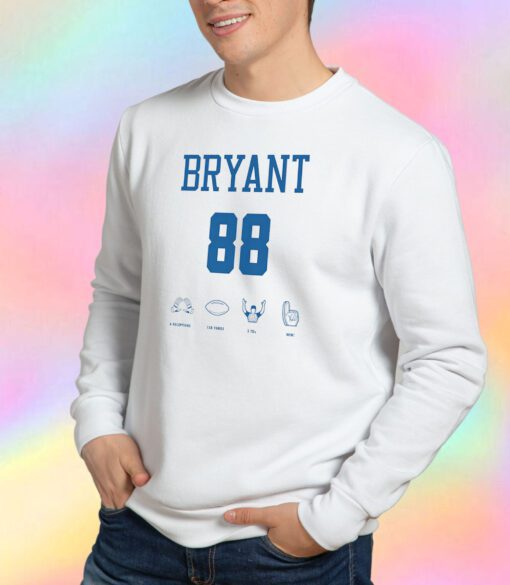 Dez Bryant eight Football Stats Sweatshirt