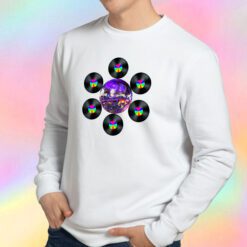 Disco Rainbow Album Flower Sweatshirt