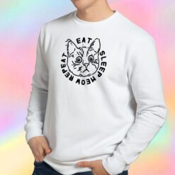 Eat Sleep Meow Repeat Sweatshirt