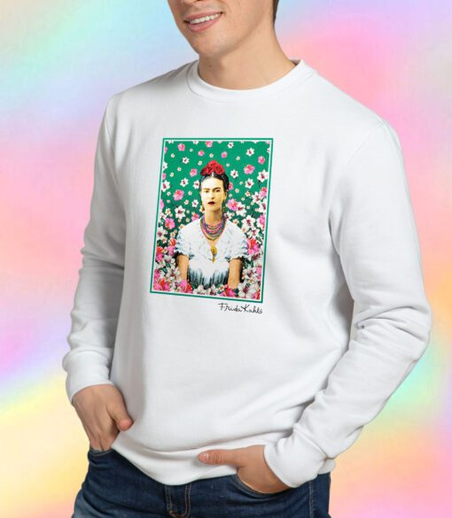 Frida Kahlo Floral Vintage Sweatshirt