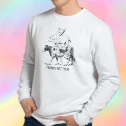 Friends Not Food Sweatshirt